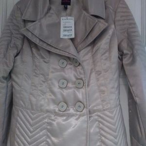 BEBE NEW W/ TAGS -  Beige Quilted Jacket in M